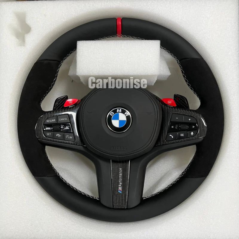 BMW Steering Wheel (Leather+Alcantara) #4 by CARBONISE