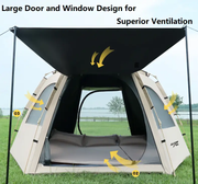 Hexagonal Camping Tent - Durable, Quick Setup JLP5467 by ECOTREK