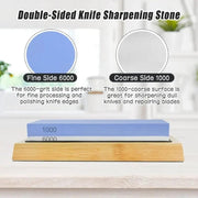 g8buynz Sharp Pebble Premium Whetstone Knife Sharpening Stone 2 Side Grit 1000/6000 Waterstone Sharp Pebble Premium Whetstone Knife Sharpening Stone 2 Side Grit 1000/6000 Waterstone
