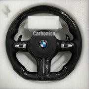 BMW Steering Wheel (Carbon Fiber+Perforated Leather) @4 by CARBONISE