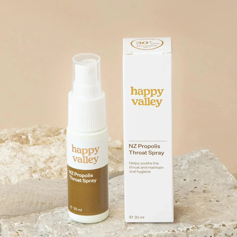 NZ Propolis Throat Spray by Happy Valley Honey