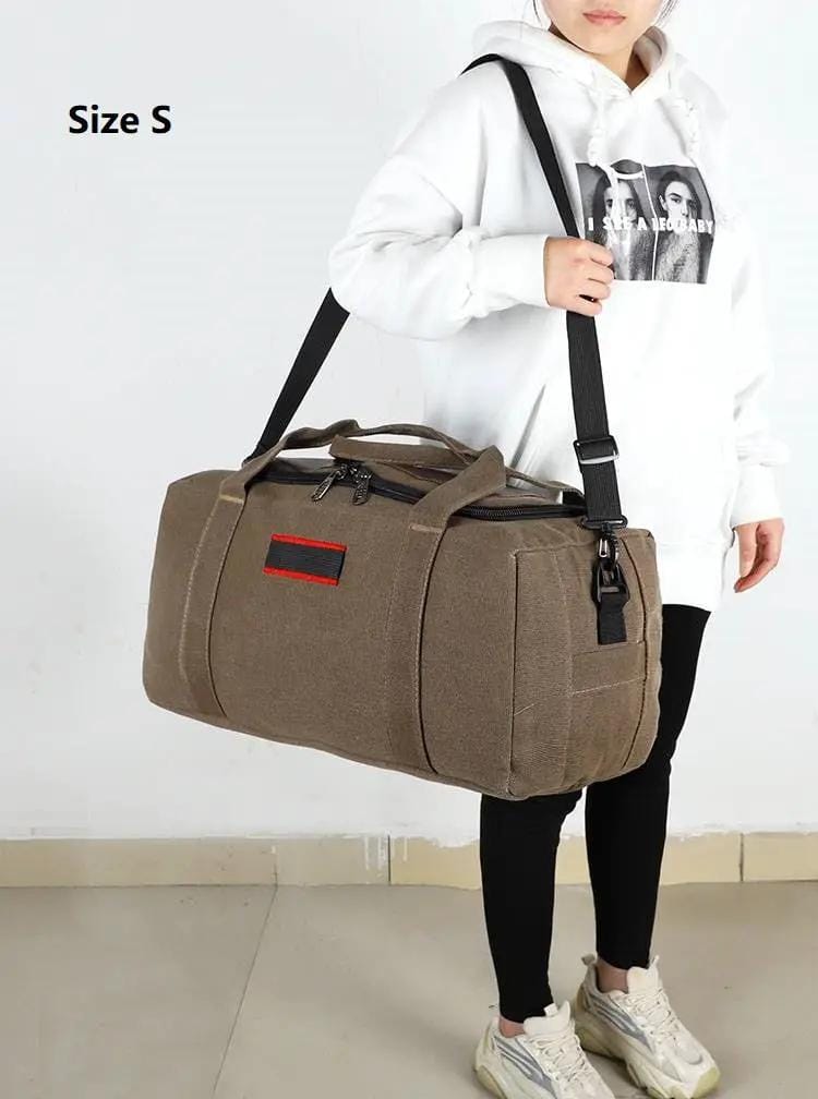 Canvas Storage Bag – High-Capacity Travel, Camping & Moving Luggage Bag XYY9024 by ECOTREK