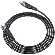 60W PD Nylon Braided Super Fast Charging Cable by BroDeals