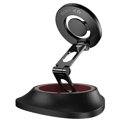 BroDeals Car Phone Holder Magnetic Dashboard Phone Holder w/ Extra Wide Base, Rotatable & Foldable Multi-Hinge Arm Magnetic Dashboard Phone Holder w/ Extra Wide Base, Rotatable & Foldable Multi-Hinge Arm