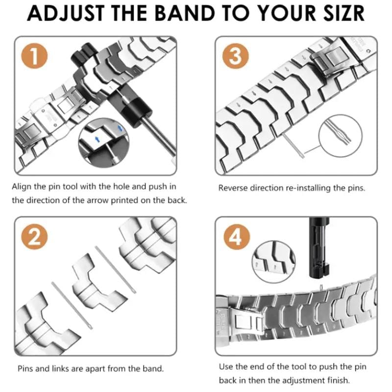 g8buynz g8buynz Stainless Steel Band for Apple Watch Ultra Band Metal Strap with Folding Clasp 4 Stainless Steel Band for Apple Watch Ultra Band Metal Strap with Folding Clasp 4