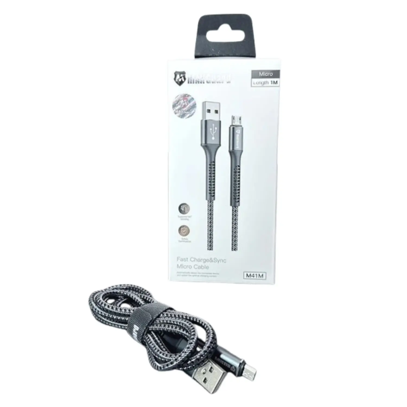 Maxguard 1m USB-A to Micro cable M41M by 9eight5