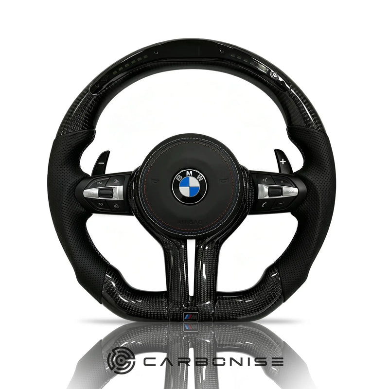 BMW Steering Wheel (Carbon Fiber+Perforated Leather) @4 by CARBONISE