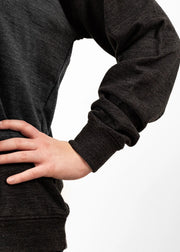 Women's Crew Sweatshirt - 100% Merino Wool, Slate Grey (SECOND) by Merino 365 NZ