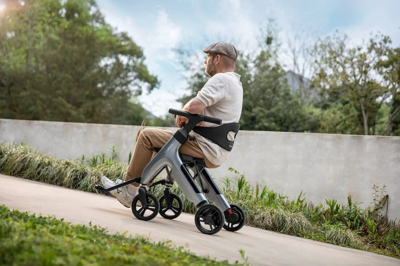 Kiwi eRide Kiwi eRide 4 in 1 Electric Rollator, Wheelchair, Walker with Seat, Foldable Transport Wheelchair Black 4 in 1 Electric Rollator, Wheelchair, Walker with Seat, Foldable Transport Wheelchair Black