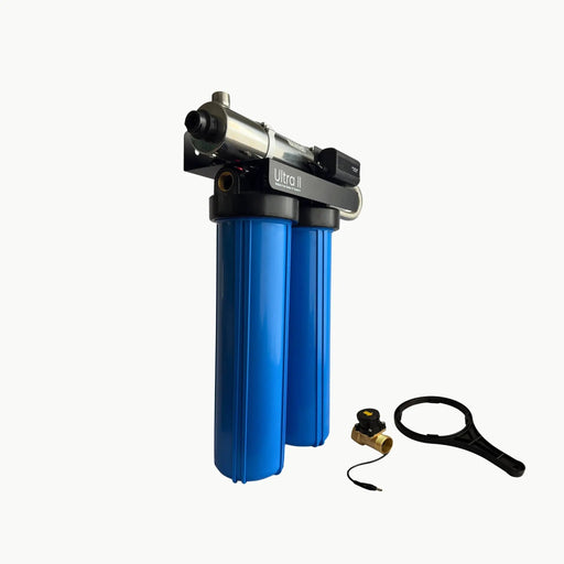 Waiora Ultra II Whole House UV Water Filter - 2 Stage + UV, 48W, Flow-Activated, 45 LPM NZ by Filtration Station NZ