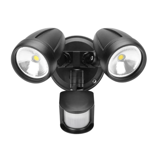 30W LED Security Light with Motion Sensor Outdoor Twin Spotlight Garage IP54 by salelink.co.nz