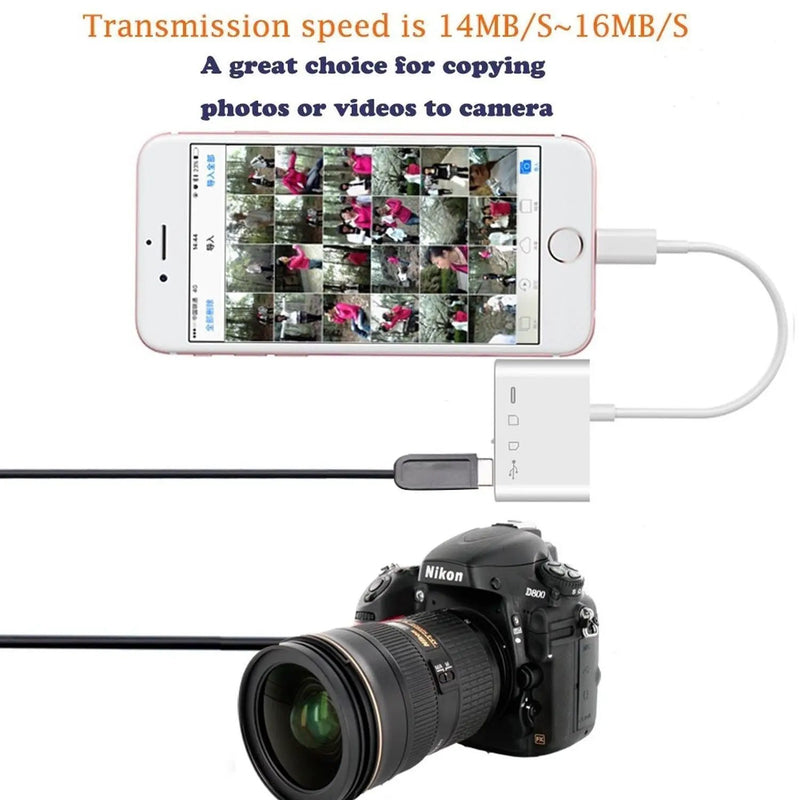 4 in 1 Camera Card Reader by salelink.co.nz