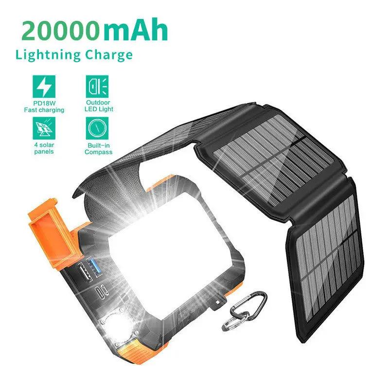 20000mAh Solar Charger Power Bank by salelink.co.nz