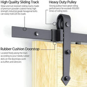 12FT/366cm Barn Door Hardware Kit by salelink.co.nz