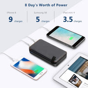 Solar Power Bank with 4 Panels 25000mAh by salelink.co.nz