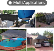 70g 95% Black Shade Cloth 2Mx6M by salelink.co.nz