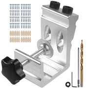 78pcs Woodworking Dowel Jig Kit by salelink.co.nz