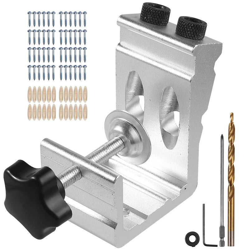 78pcs Woodworking Dowel Jig Kit by salelink.co.nz