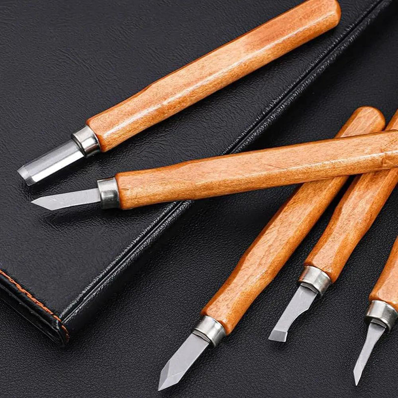 12PCS Wood Carving Tools Set by salelink.co.nz