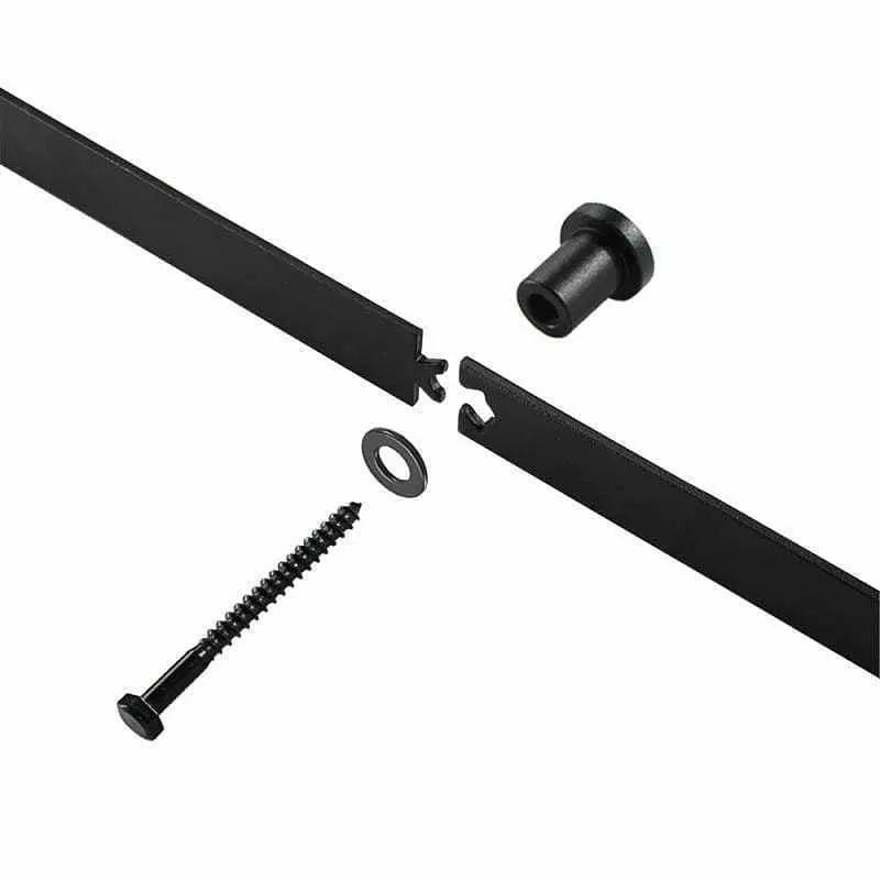 4M Sliding Barn Door Hardware Kit by salelink.co.nz