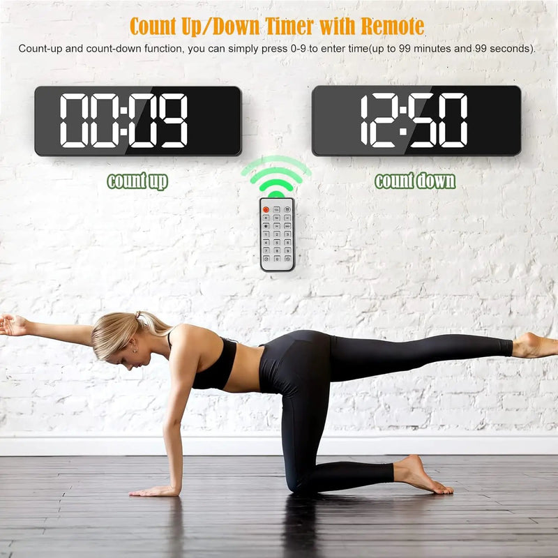 Large Digital Wall Clock by salelink.co.nz