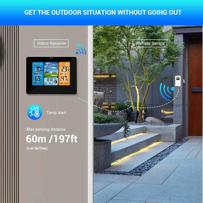 Weather Station Black by salelink.co.nz