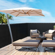 180GSM Privacy Fence Screen Black-1Mx5M by salelink.co.nz