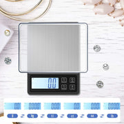 Digital Pocket Scale with USB Rechargeable 3000g/0.1g by salelink.co.nz