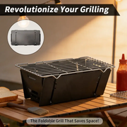 Ecotrek Portable Foldable Barbecue Grill – Lightweight BBQ for Camping & Picnics BST1041 by ECOTREK