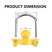 g8buynz g8buynz Improvedhand Trailer Hitch Lock Coupler Ball Tow Lock U-Shape Improvedhand Trailer Hitch Lock Coupler Ball Tow Lock U-Shape