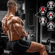 g8buynz g8buynz All Tricep Press Down Cable Machine Attachment Set LAT Pulldown Attachment All Tricep Press Down Cable Machine Attachment Set LAT Pulldown Attachment