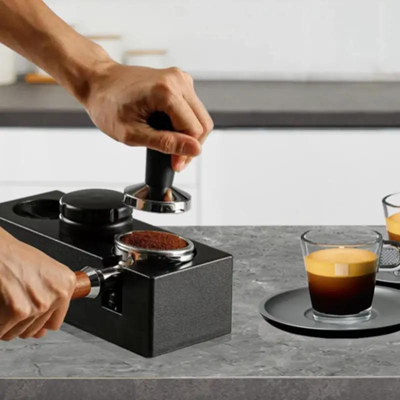 g8buynz g8buynz Espresso Tamping Station Espresso Tamper Mat Coffee Tamper Holder for 51/54... B Espresso Tamping Station Espresso Tamper Mat Coffee Tamper Holder for 51/54... B