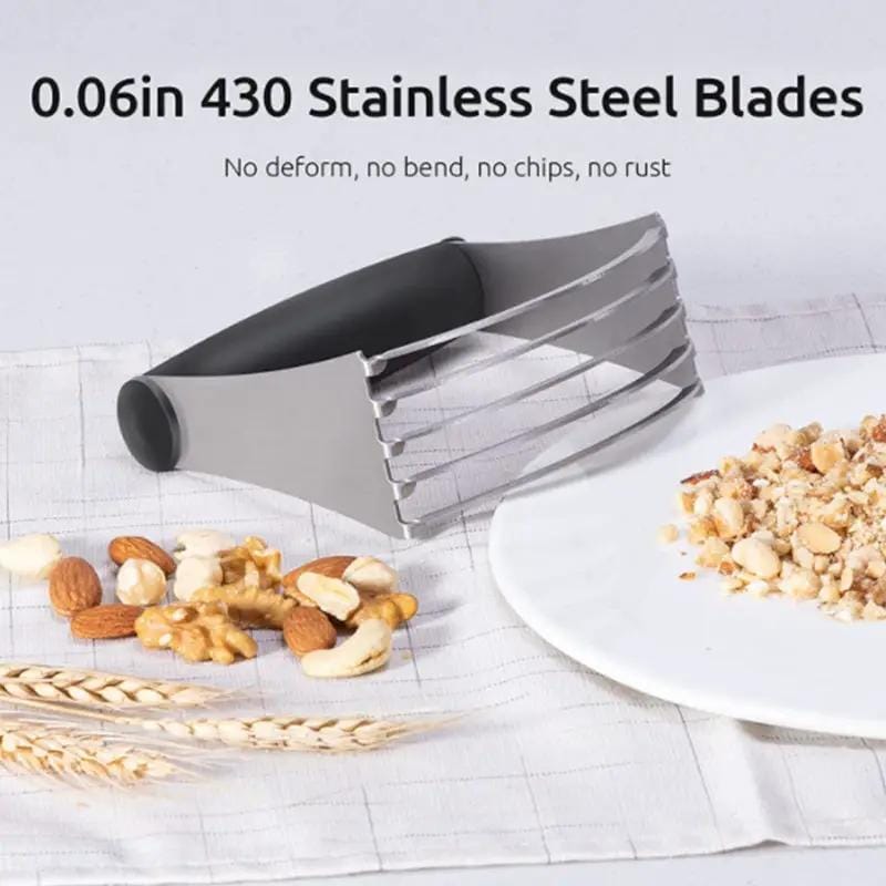 g8buynz g8buynz Dough Blender with 10cm Fixed Handle Pastry Mixer with 5 Stainless Steel Blades Dough Blender with 10cm Fixed Handle Pastry Mixer with 5 Stainless Steel Blades