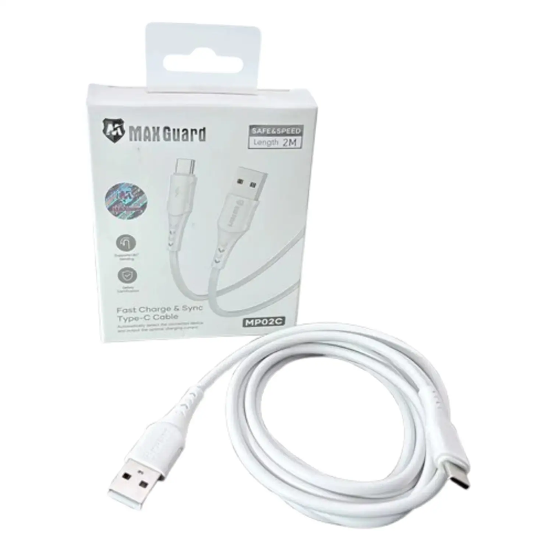 Maxguard 2m USB-A to C Cable MP02C by 9eight5