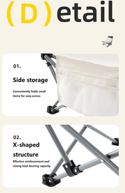 Versatile Outdoor Folding Chair – Chair & Lounger URB7025 by ECOTREK