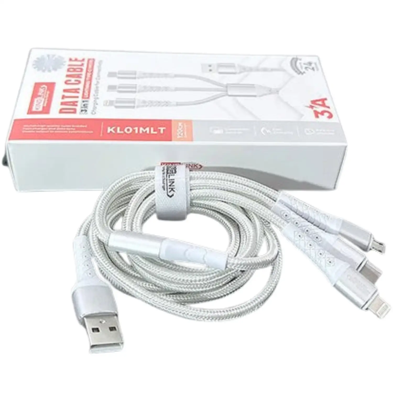 Kinglink 1.2m 3 in 1 Cable KL01MLT by 9eight5