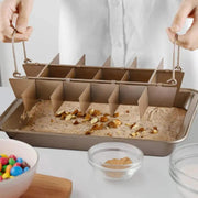 g8buynz g8buynz Brownie Pan Non-Stick Brownie Baking Pan with Dividers Brownie Cutter Brownie Pan Non-Stick Brownie Baking Pan with Dividers Brownie Cutter