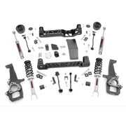 Rough Country 4" Liftkit Dodge RAM LIFT KIT 12-23 1500 4WD Loaded Struts by Magwarehouse.com
