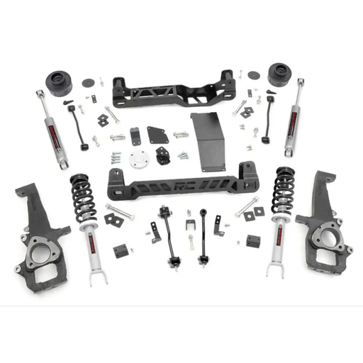 Rough Country 4" Liftkit Dodge RAM LIFT KIT 12-23 1500 4WD Loaded Struts by Magwarehouse.com