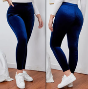Thermal Thick Warm Fleece lined Legging NAVY by dealonline.co.nz