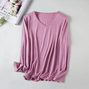 Women's V-Neck Merino Wool Thermal Base Layer - Slim Fit Long Sleeve | Winter Layering by Mead's Supply & Equipment Outfitters limited