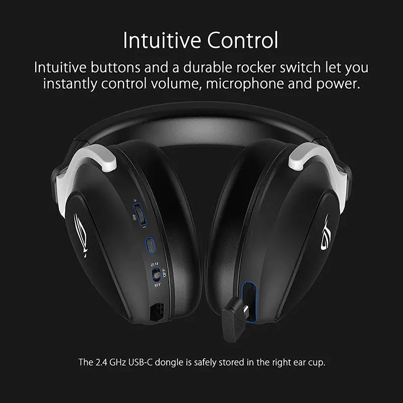 ASUS ROG Delta S Lightweight Wireless Gaming Headset by Action Outdoors Limited
