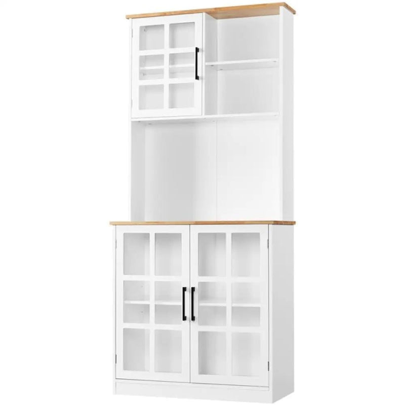 Kitchen Pantry Storage Cabinet Large Countertop Storage Kitchen Buffet by Yaheetech
