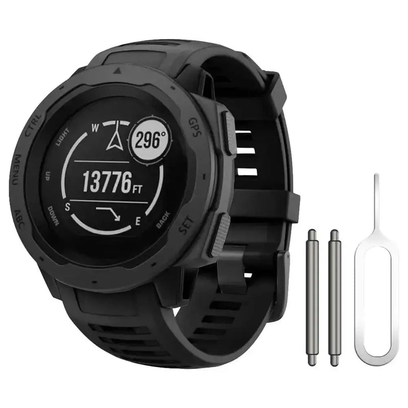 Soft Silicone Strap for the Garmin Instinct 1/2/Solar/Tactical Series (available in 5 colours) by Habicare