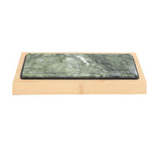 Green Jade Sharpening Stone 2 Side Grit 10000 Fine Polishing Whetstone With Bambusoideae Base Angle Guide by China Dropship