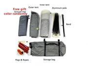 Four Season Double Layer Camping Tent - 2-3 Person Aluminum Pole Waterproof Tent by Mead's Supply & Equipment Outfitters limited