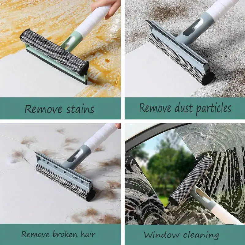 3 In 1 Glass Cleaner With Spray And Double Sided Wiper For Windows by Action Outdoors Limited