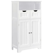 Bathroom Floor Storage Cabinet with 2 Drawers & Shelf Height-Adjustable Cabinet by Yaheetech