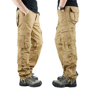 Khaki Military Cargo Pants for Men - Casual Tactical Wear by Mead's Supply & Equipment Outfitters limited