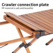 120CM Folding Dining Table Camping Picnic Egg Roll by dealonline.co.nz